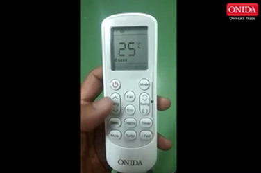Onida AC Remote Control Demo